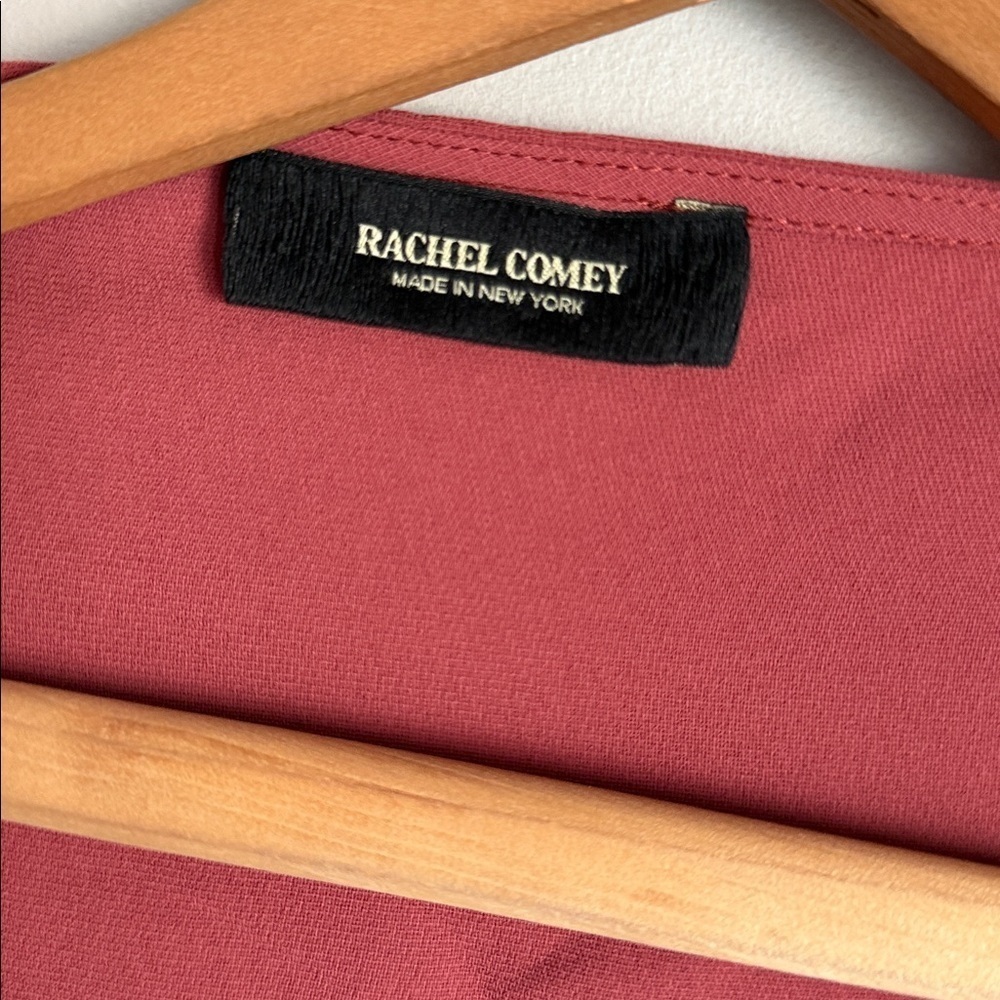 RACHEL COMEY PALOMA DRESS RUST 6 - Picture 5 of 12